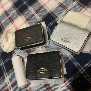 Authentic Coach Half Flap Wallets on Chain!